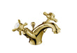 JTP Grosvenor Pinch - Basin Mixer with Puw Light Gold - Unbeatable Bathrooms