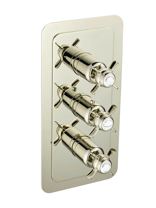 JTP Grosvenor Pinch Thermo Concealed 3 Outlet Shower Valve - Unbeatable Bathrooms