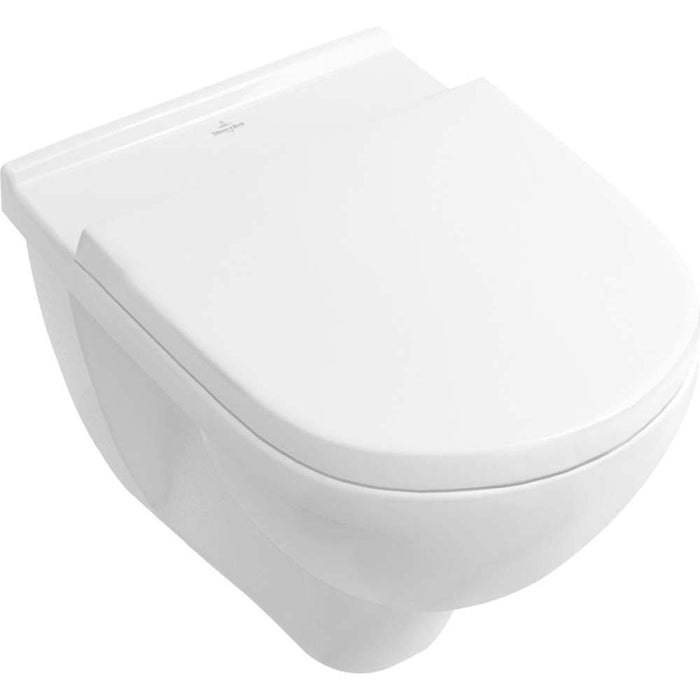 Villeroy & Boch O.novo Toilet Seat and Cover White Alpine - Unbeatable Bathrooms