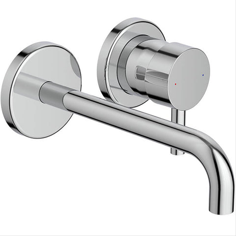 Armitage Shanks Edit R Wall Mounted Single Lever Basin Mixer - No Waste - Unbeatable Bathrooms