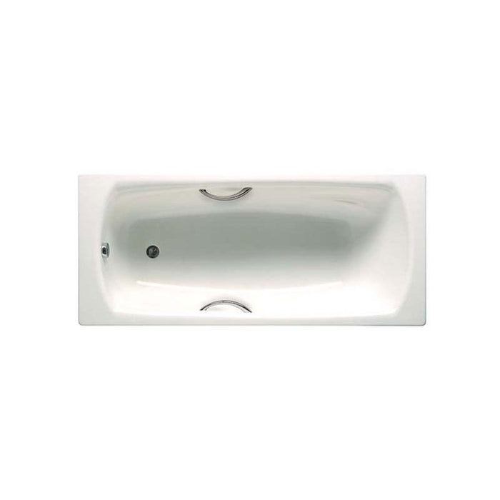 Roca Swing 1700 x 750mm Steel 2TH Single Ended Bath with Anti-Slip - Unbeatable Bathrooms