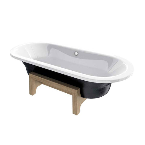 Roca Art Plus 1800 x 800mm Freestanding Bath with Legs & Anti-Slip - Unbeatable Bathrooms