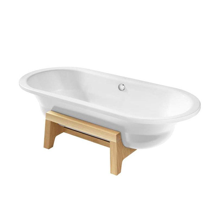 Roca Art Plus 1800 x 800mm Freestanding Bath with Legs & Anti-Slip - Unbeatable Bathrooms