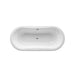 Roca Duo Plus 1660 x 620mm Oval Steel Freestanding Bath (3mm Steel Sheet) - Unbeatable Bathrooms