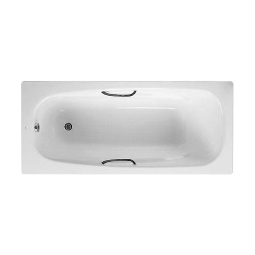 Roca Carla 1700 x 700mm Steel Single Ended Bath with Anti-Slip - Unbeatable Bathrooms