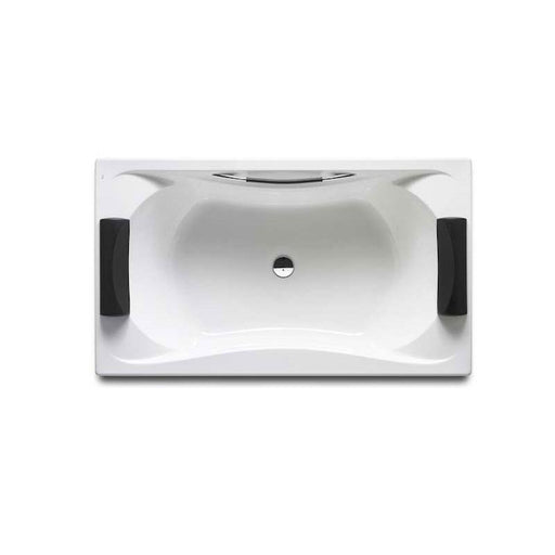 Roca BeCool 18/1900mm Double Ended Bath with Grip & Headrests 0TH - Unbeatable Bathrooms