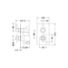 Hudson Reed Twin Thermostatic Shower Valve with Diverter - Unbeatable Bathrooms