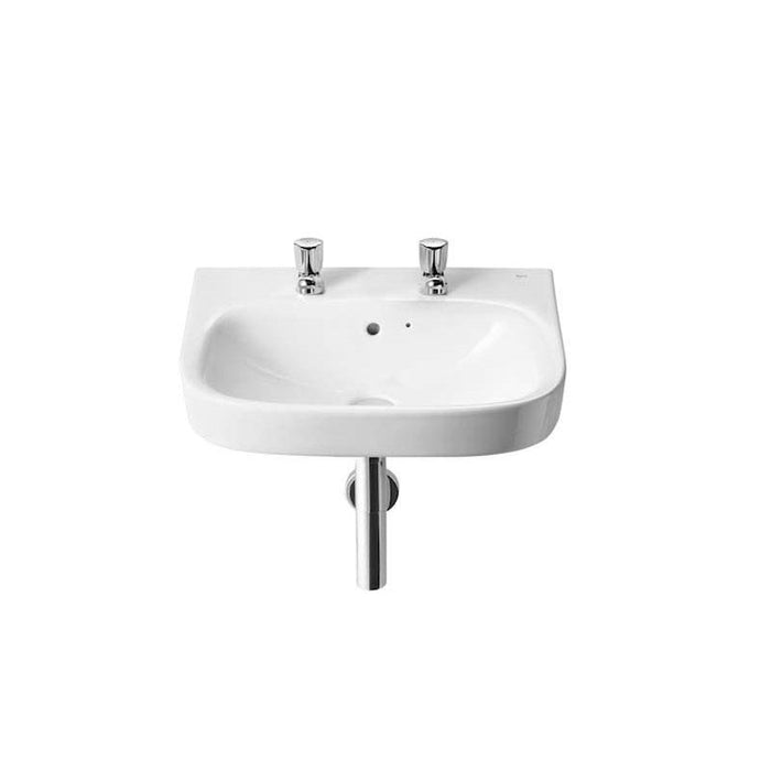 Roca Debba Wall Hung Basin - 0, 1 & 2TH (Various Sizes) - Unbeatable Bathrooms