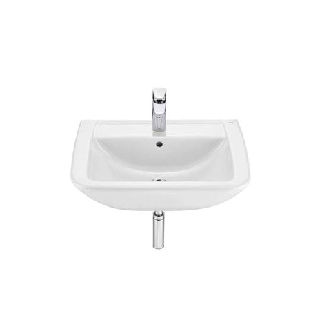 Roca Aire 600mm 1TH Square Wall Hung Basin - Unbeatable Bathrooms