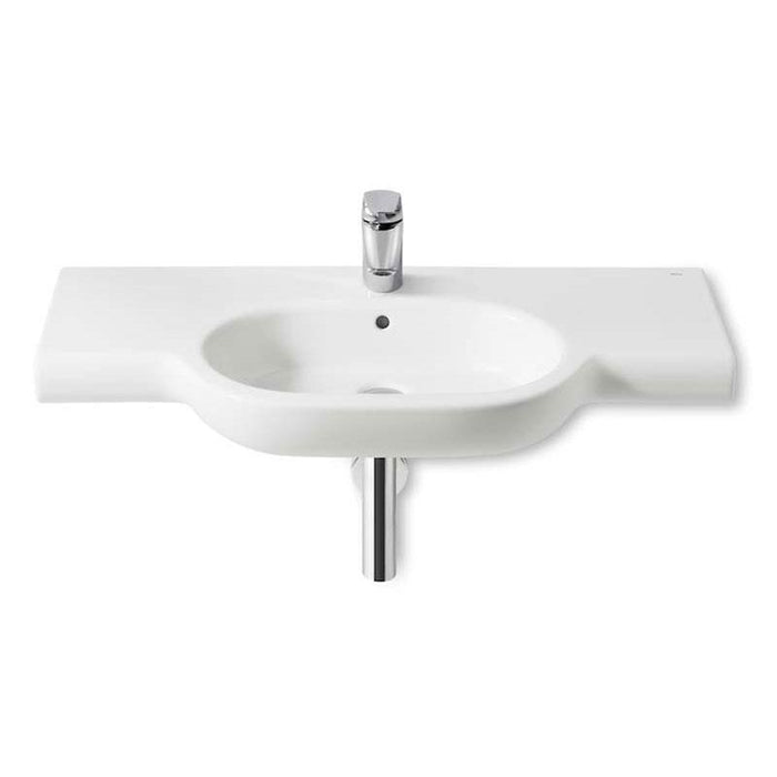 Roca Meridian-N 1TH Wall Hung Basin with Ledge (Various Sizes) - Unbeatable Bathrooms