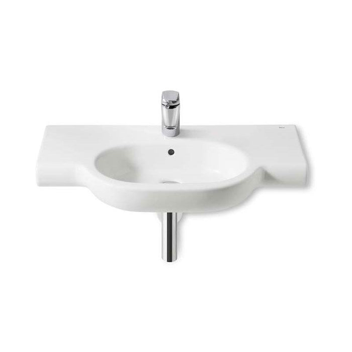 Roca Meridian-N 1TH Wall Hung Basin with Ledge (Various Sizes) - Unbeatable Bathrooms