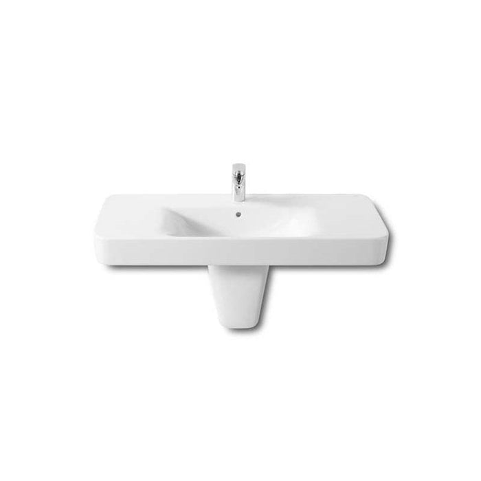 Roca Senso 1TH Square Wall Hung Basin (Various Sizes) - Unbeatable Bathrooms