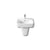 Roca Senso 1TH Square Wall Hung Basin (Various Sizes) - Unbeatable Bathrooms