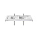 Roca Stratum-N 1300mm Double Vanity Basin Wall Hung - Unbeatable Bathrooms