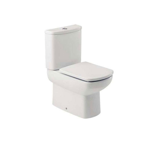 Roca Senso Compact Close-Coupled Back-to-Wall WC Pan with Dual Outlet - Unbeatable Bathrooms