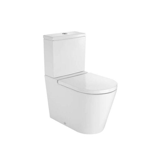 Roca Inspira Round Close Coupled Toilet with Dual Outlet (Closed Back) - Unbeatable Bathrooms