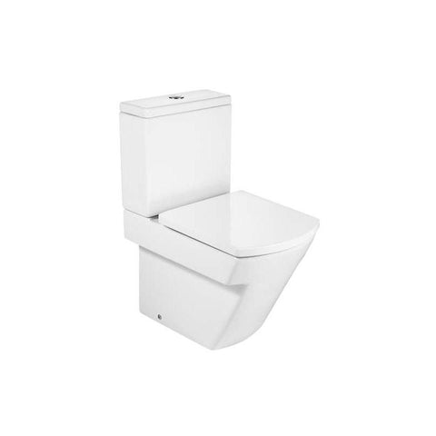 Roca Hall Close Coupled Toilet with Dual Outlet (Closed Back) - Unbeatable Bathrooms