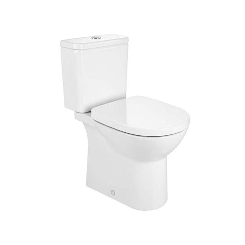 Roca Debba Round Rimless Close Coupled Toilet - Unbeatable Bathrooms