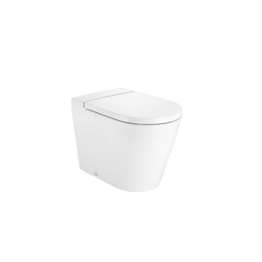 Roca Inspira Round Floorstanding Toilet with Dual Outlet - Unbeatable Bathrooms