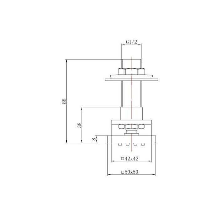 Hudson Reed Square Body Jet - Unbeatable Bathrooms