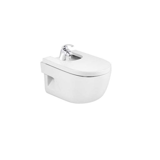Roca Meridian-N Vitreous China Wall-Hung Bidet - Unbeatable Bathrooms