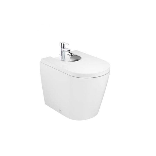 Roca Inspira Round - Back to Wall Vitreous China Bidet - Unbeatable Bathrooms