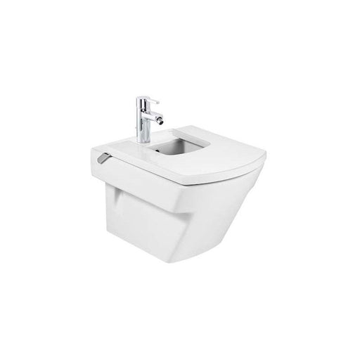 Roca Hall Compact Vitreous China Wall-Hung Bidet - Unbeatable Bathrooms