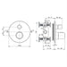 Ideal Standard Ceratherm T100 Built-In Thermostatic 1 Outlet Shower Mixer - Unbeatable Bathrooms