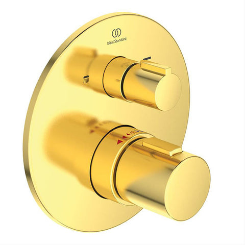 Ideal Standard Ceratherm T100 Built-In Thermostatic 2 Outlet Shower Mixer - Unbeatable Bathrooms