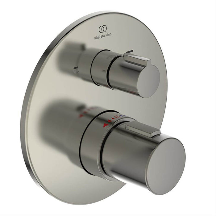 Ideal Standard Ceratherm T100 Built-In Thermostatic 2 Outlet Shower Mixer - Unbeatable Bathrooms