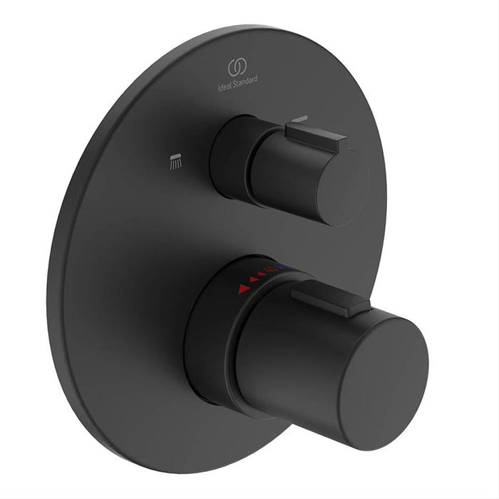 Ideal Standard Ceratherm T100 Built-In Thermostatic 2 Outlet Shower Mixer - Unbeatable Bathrooms