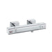 Roca T-1000 Square- Wall-Mounted Thermostatic Shower Mixer - Unbeatable Bathrooms
