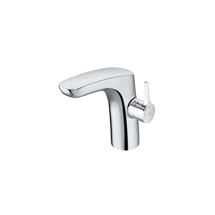 Roca Insignia Smooth Body Basin Mixer with Click Clack Waste, Cold Start - Unbeatable Bathrooms