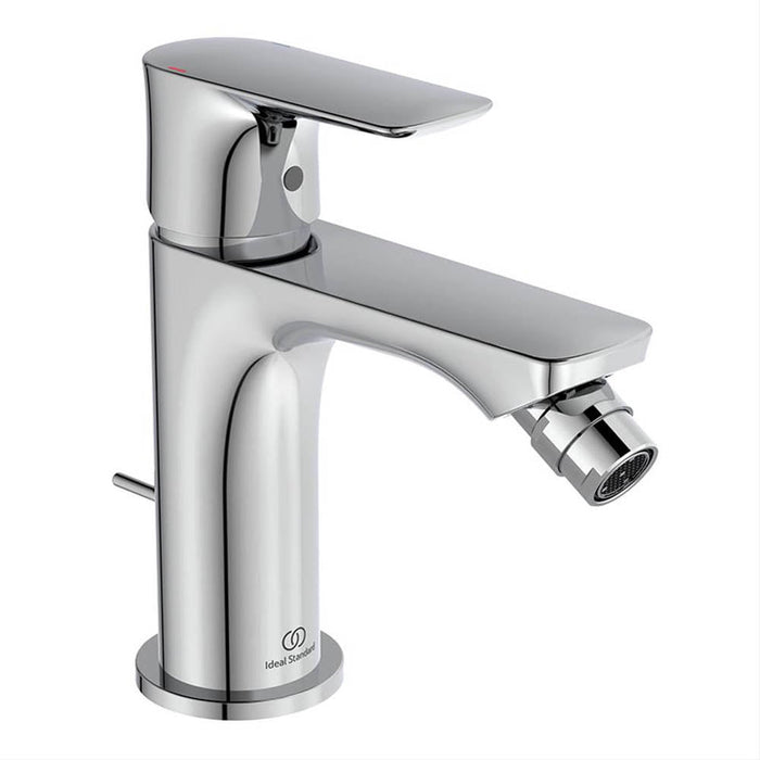 Ideal Standard Connect Air Single Lever Bidet Mixer with Pop-Up Waste - Unbeatable Bathrooms