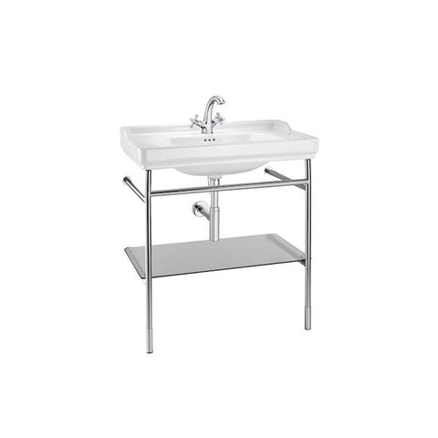 Roca Carmen Unik 500mm Base Vanity Unit - Floor Standing Unit with Shelf & Basin - Unbeatable Bathrooms