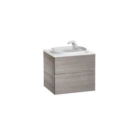 Roca Beyond 600/800mm Vanity Unit - Wall Hung 2 Drawer Unit with Basin - Unbeatable Bathrooms