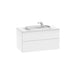 Roca Beyond 1000mm Vanity Unit - Wall Hung 2 Drawer Unit with Basin - Unbeatable Bathrooms