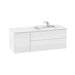 Roca Beyond 10/12/1400mm Vanity Unit - Wall Hung 2 Drawer & 1 Door Unit with Surfex Basin - Unbeatable Bathrooms