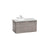 Roca Beyond 1000mm Vanity Unit Pack - Wall Hung 2 Drawer & 1 Door Unit with Basin - Unbeatable Bathrooms