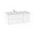 Roca Beyond 1200mm Vanity Unit - Wall Hung 2 Drawer & 1 Door Unit with In-Countertop Basin - Unbeatable Bathrooms