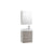 Roca Mini 450mm Vanity Unit - Wall Hung 1 Door Unit with Mirrored Cabinet - Unbeatable Bathrooms