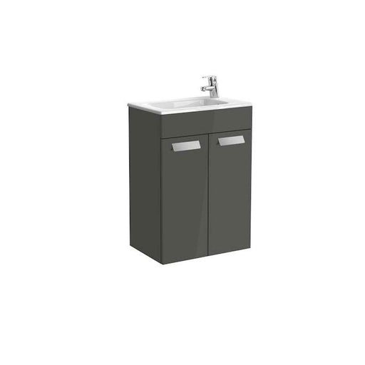 Roca Debba Unik 5/6/800mm Compact Vanity Unit - Wall Hung 2 Door Unit - Unbeatable Bathrooms