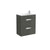 Roca Debba Unik 5/6/800mm Compact Vanity Unit - Wall Hung 2 Drawer Unit - Unbeatable Bathrooms