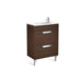 Roca Debba Unik 5/6/800mm Compact Vanity Unit - Wall Hung 2 Drawer Unit - Unbeatable Bathrooms