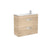 Roca Debba Unik 5/6/800mm Compact Vanity Unit - Wall Hung 2 Drawer Unit - Unbeatable Bathrooms