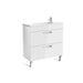 Roca Debba Unik 5/6/800mm Compact Vanity Unit - Wall Hung 2 Drawer Unit - Unbeatable Bathrooms