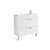 Roca Debba Unik 5/6/800mm Compact Vanity Unit - Wall Hung 2 Drawer Unit - Unbeatable Bathrooms