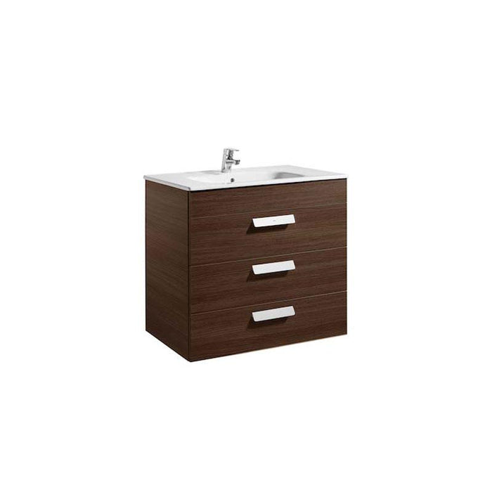 Roca Debba Unik 600/800mm Vanity Unit - Wall Hung 3 Drawer Unit - Unbeatable Bathrooms