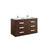 Roca Debba Unik 1200mm Double Vanity Unit - Wall Hung 6 Drawer Unit with Basin - Unbeatable Bathrooms