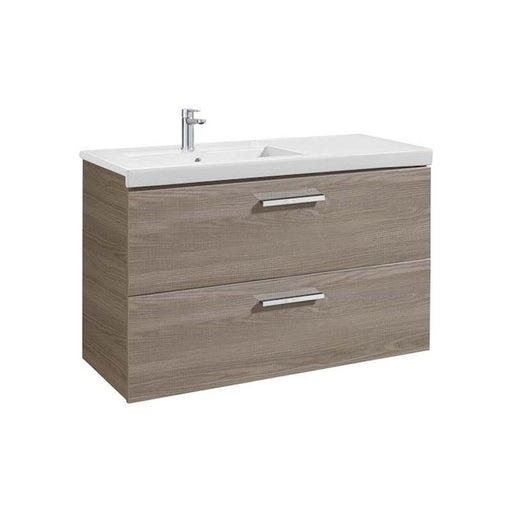 Roca Prisma Unik 900/1100mm Vanity Unit - Wall Hung 2 Drawer Unit - Unbeatable Bathrooms